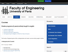 Tablet Screenshot of eecs.unipv.it