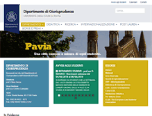 Tablet Screenshot of dsg.unipv.it