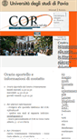 Mobile Screenshot of cor.unipv.eu