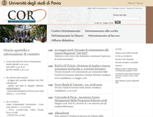 Tablet Screenshot of cor.unipv.eu